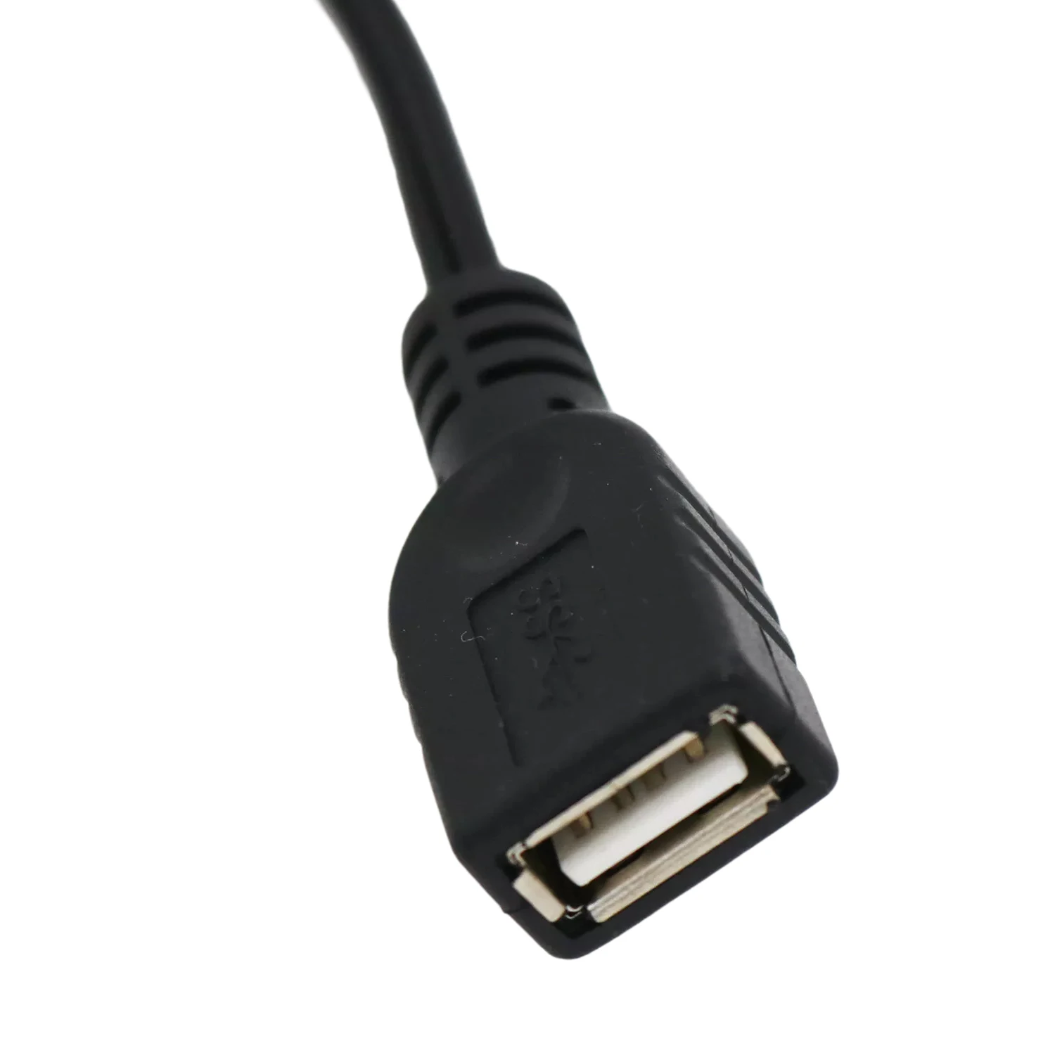 USB 2.0 A żeński na 2x RCA Phono żeński Splitter Audio wideo AV PC TV Aux kompozytowy konwerter kabel Adapter przewód