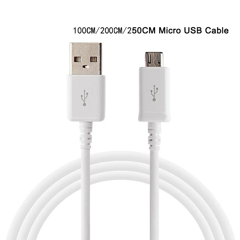 Micro USB Cable 1m 2m 3m Fast Charging USB Sync Data Mobile Phone Android Adapter Charger Cable for Samsung Xiaomi Huawei Cables