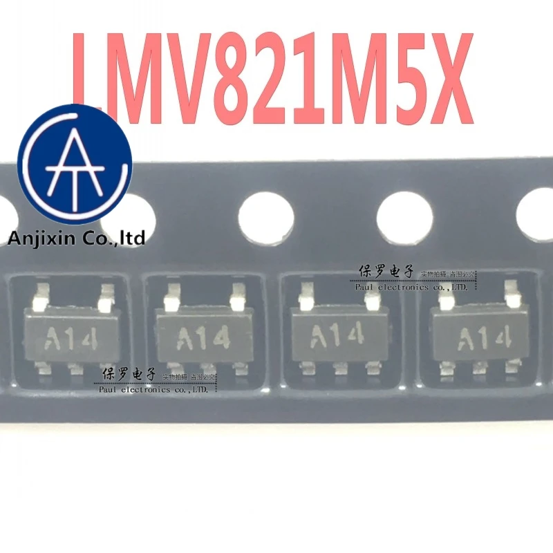 

10pcs 100% orginal and new operational amplifier LMV821M5X LMV821 silk screen A14 SOT23-5 in stock