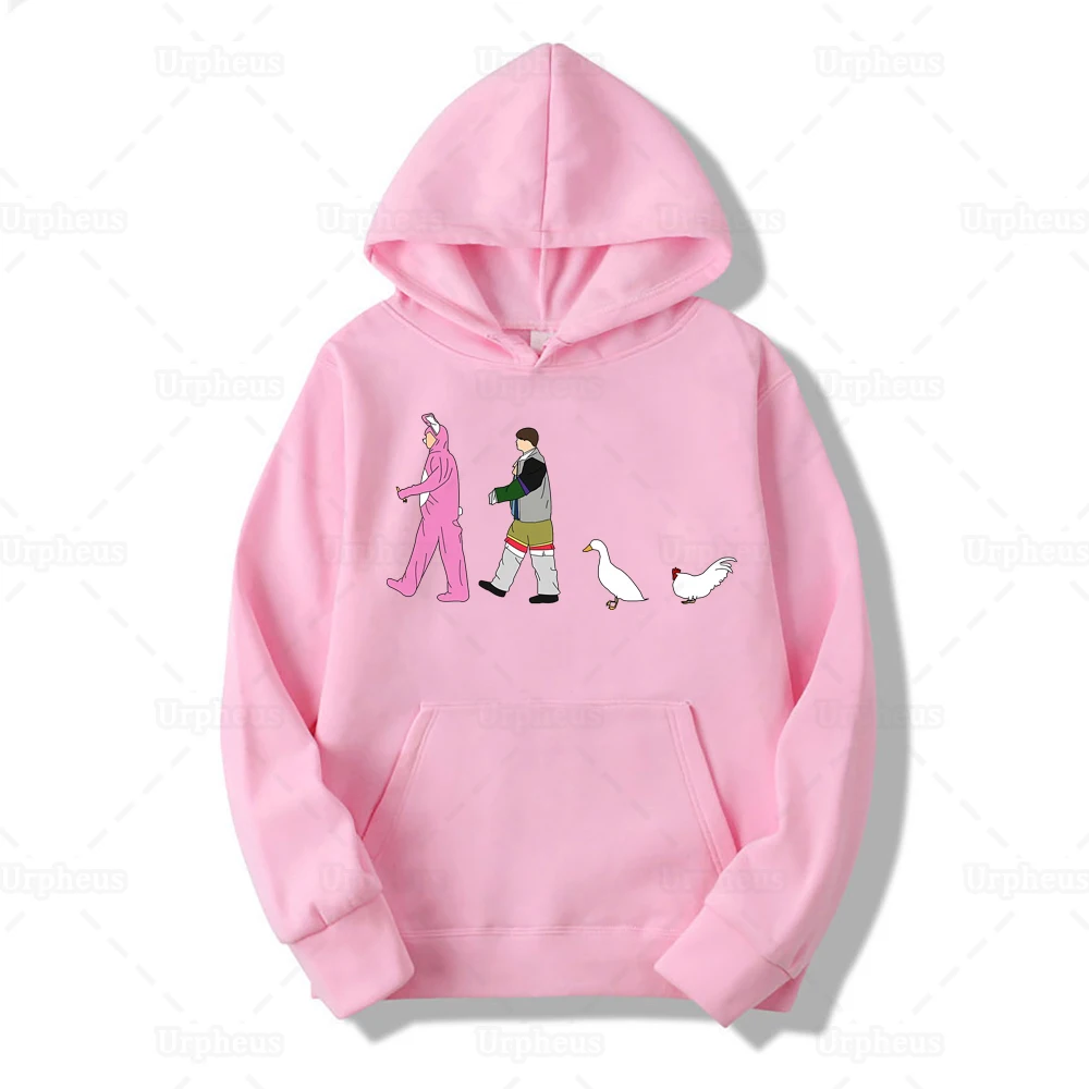 Funny Joey and Chandler Hoodies Friends Tv Show Duck and Chick Cute Hoodie Sweatershirt