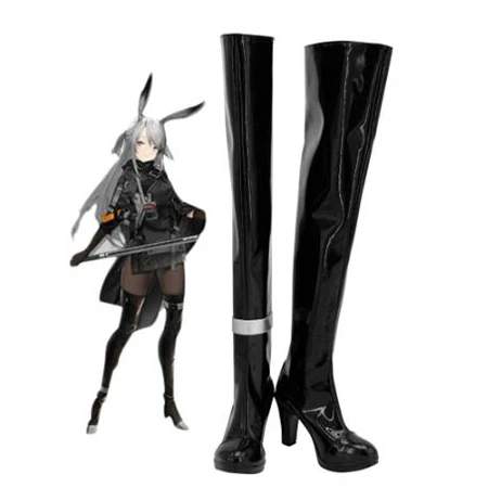 

Arknights Savage Cosplay Boots Shoes Black Women Over Knee High Heel Shoes Costume Customized Accessories Halloween Party Shoes