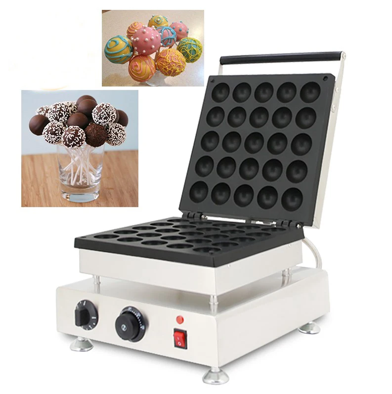 

Electric 25 holes Takoyaki Maker Non stick octopus ball machine Sugar-coated Haws Shaped Wafle Baking Equipment