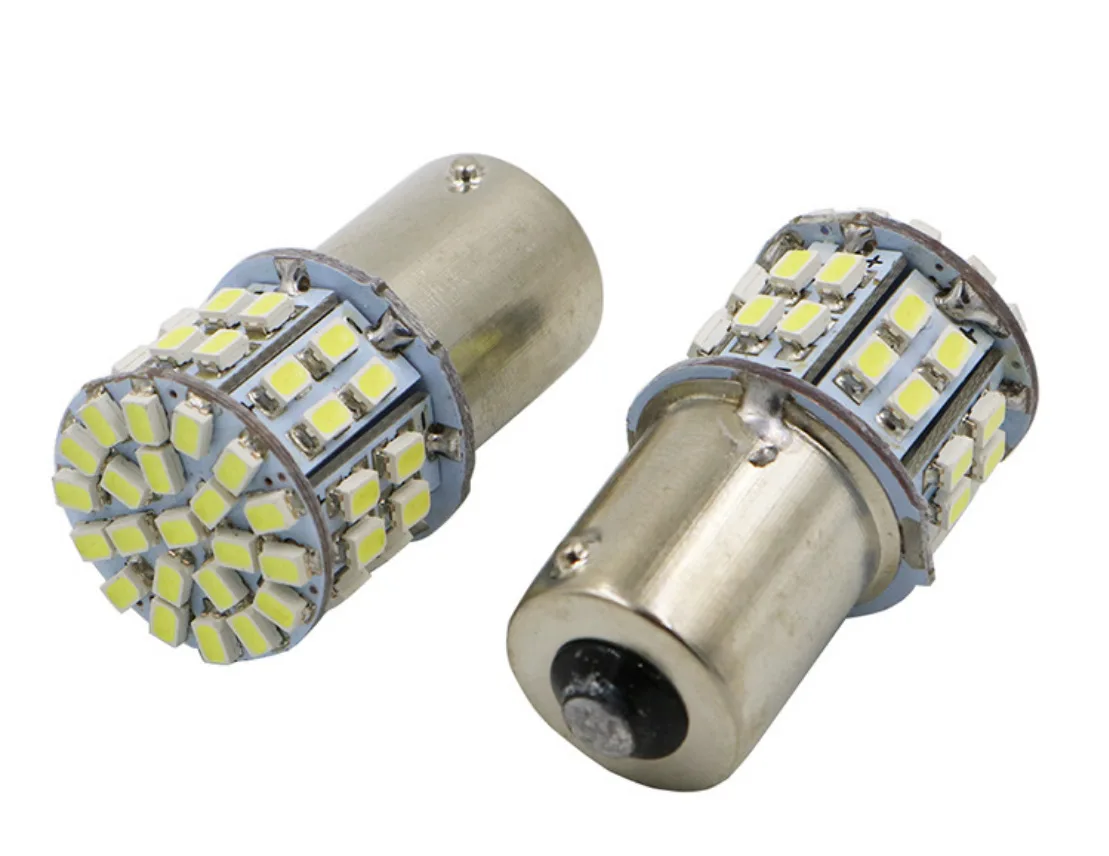 1156 1206 50smd LED Lamp 1156 Turn Signal 1157 Brake Highlight Chip 12V Bulb Factory  Led Lights for Car  Led Car Light