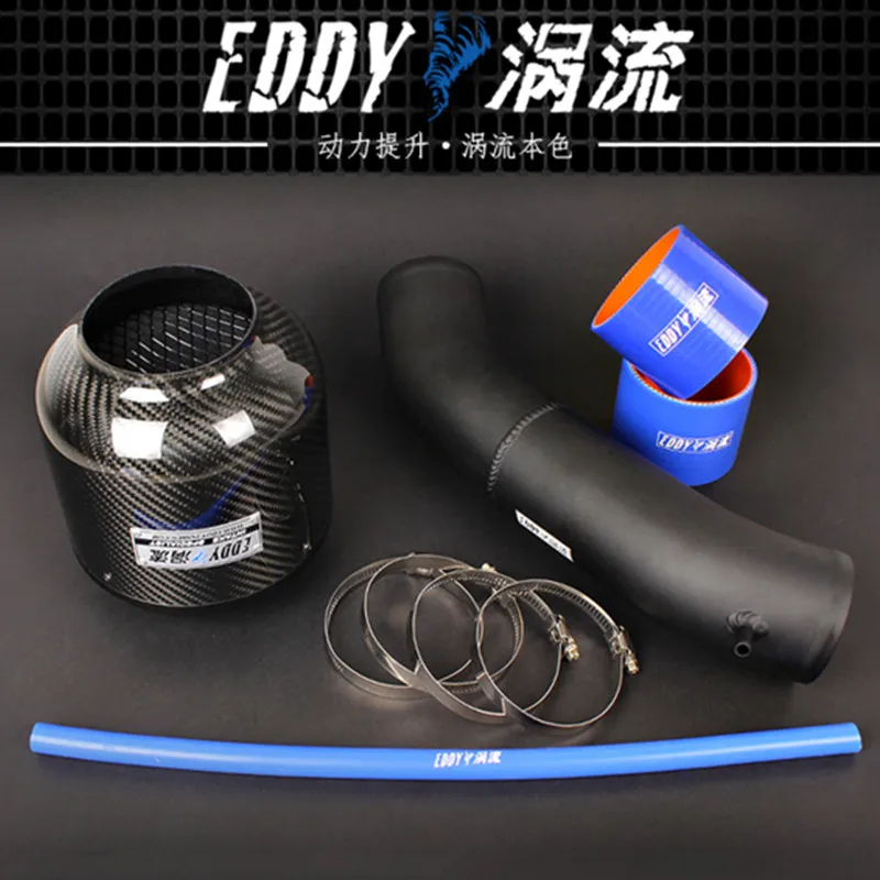 EDDY Intake System Air Intake Pipe & Carbon Fiber Air Filter for Audi Audi A6 A6L A7 1.8T 2.0T 3.0T 2.4L 2.5L 2.8L A8 3.0T