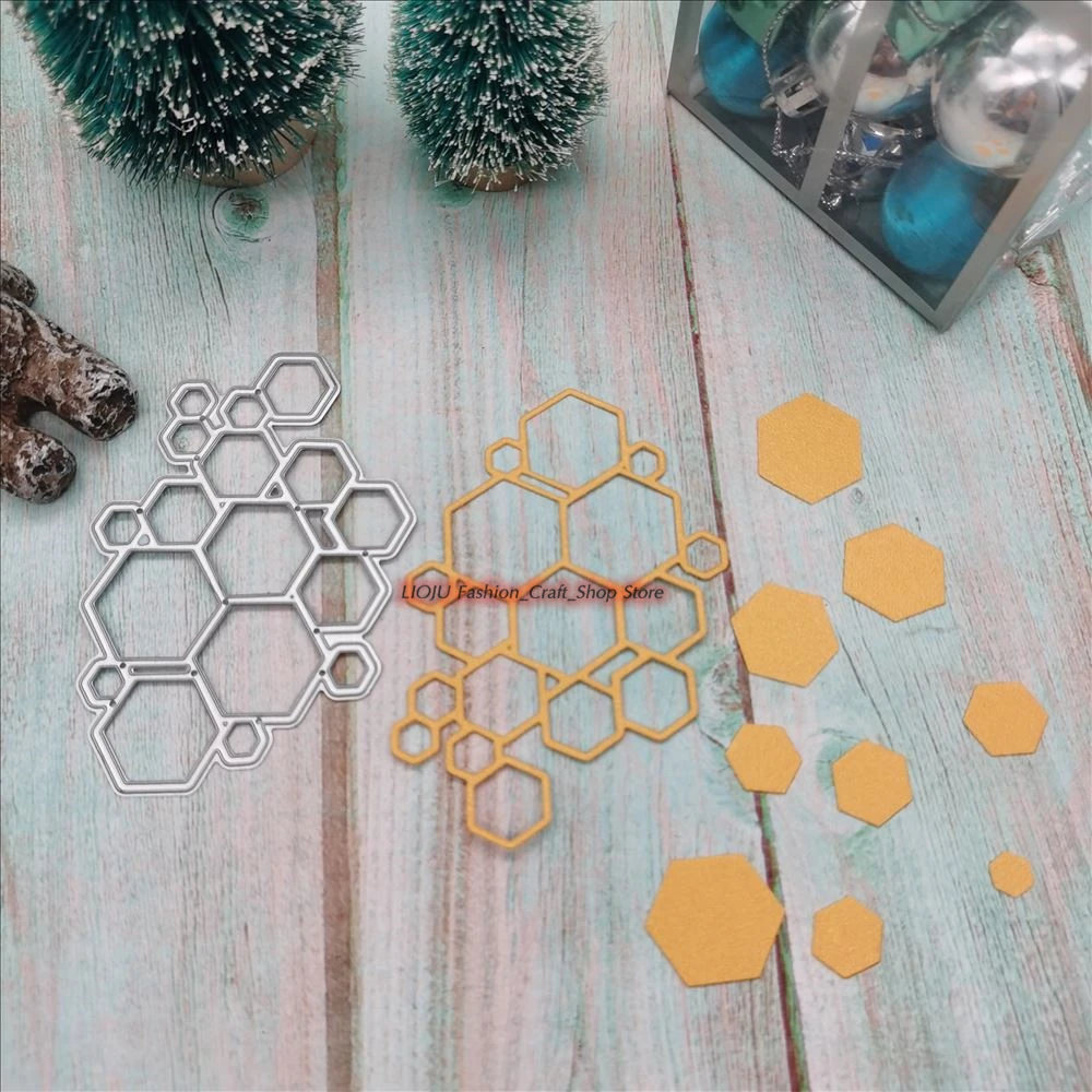 Honeycomb boardrDies Scrapbooking wykrojniki do metalu karta papierowa tłoczenie znaczków i matryc