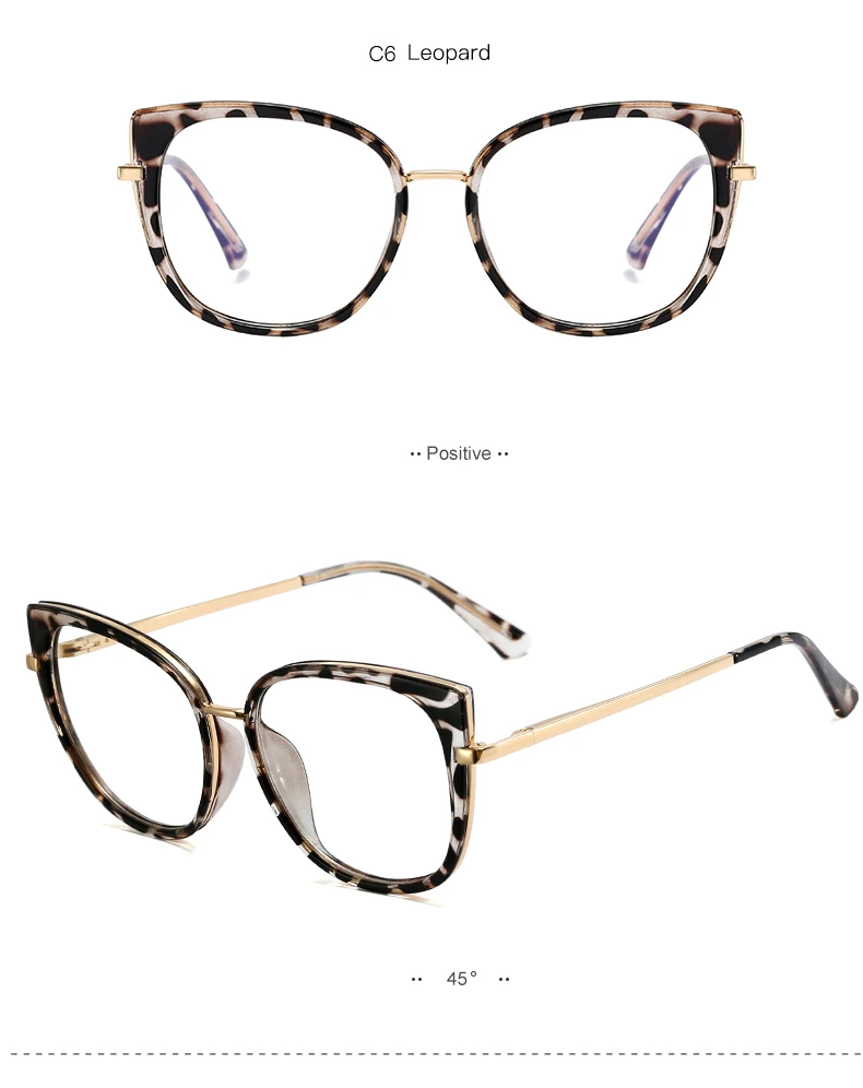 Blau Licht Blockieren Brille Rahmen für Frauen Brillen UV400 Filterung Schädlichen Blau Ray Optische Brillen Brillen Rahmen Weibliche – Detail 12