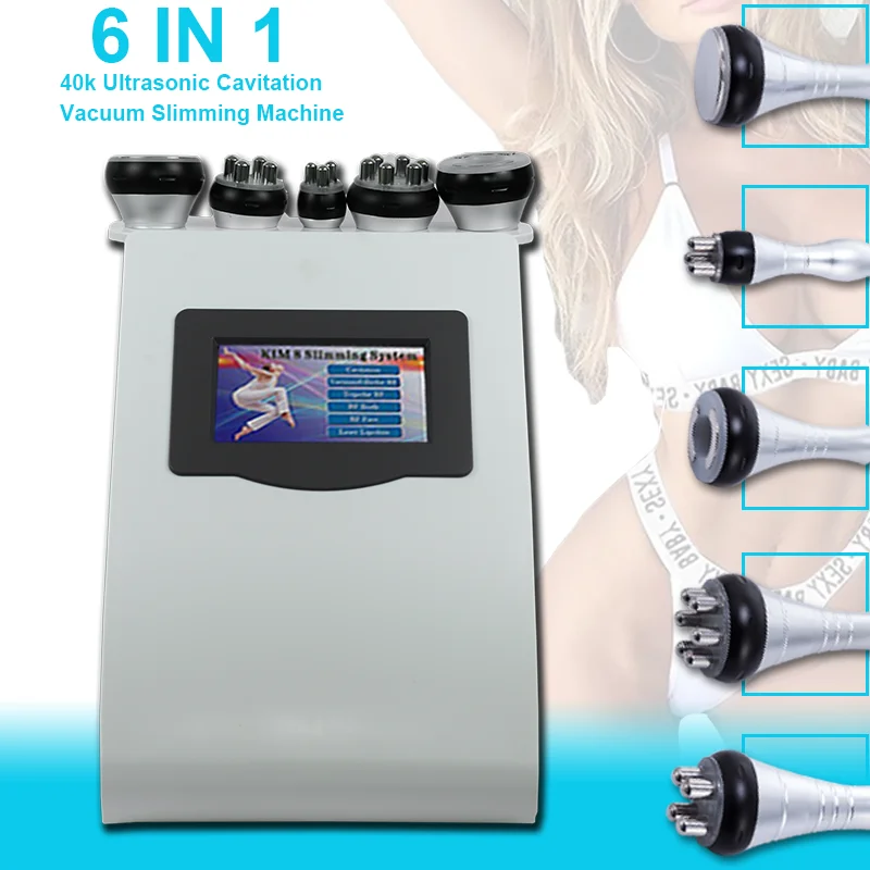 2024 New Arrival 40K RF Ultrasonic Cavitation Machine Skin Lifting Tighten Anti-wrink RF 5 in 1 Body Slimming Machine