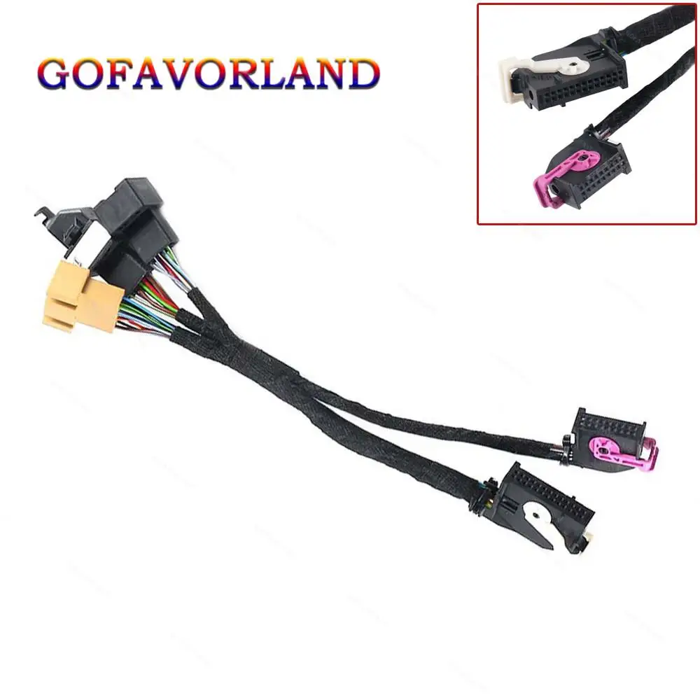 Car Install MQB PDC Parking OPS System Adapter Wire 3 To 2 Connector Cable Harness Fit For Golf Jetta Passat Touran