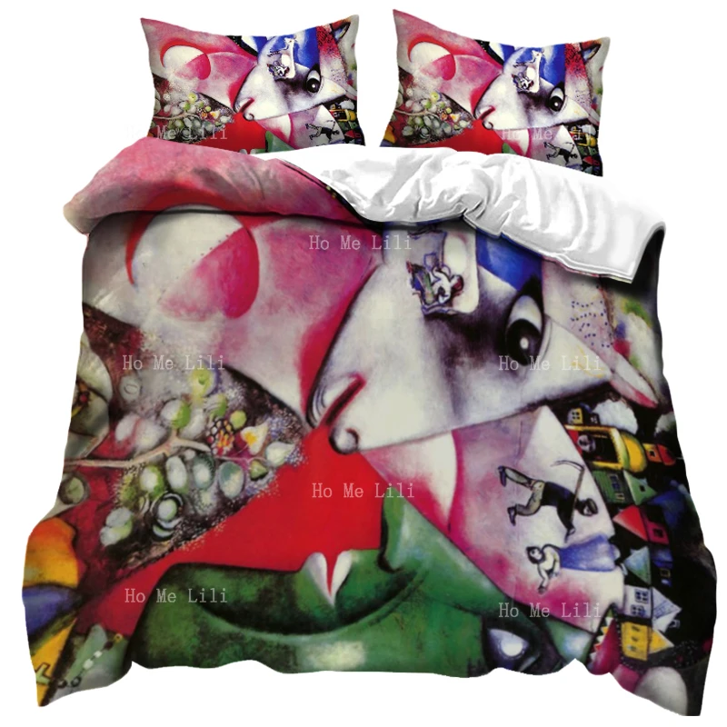 

Russian Art Duvet Cover Set By Ho Me Lili Me And My Village Dream Poetry Romantic Abstract Mystical Decor Bedding