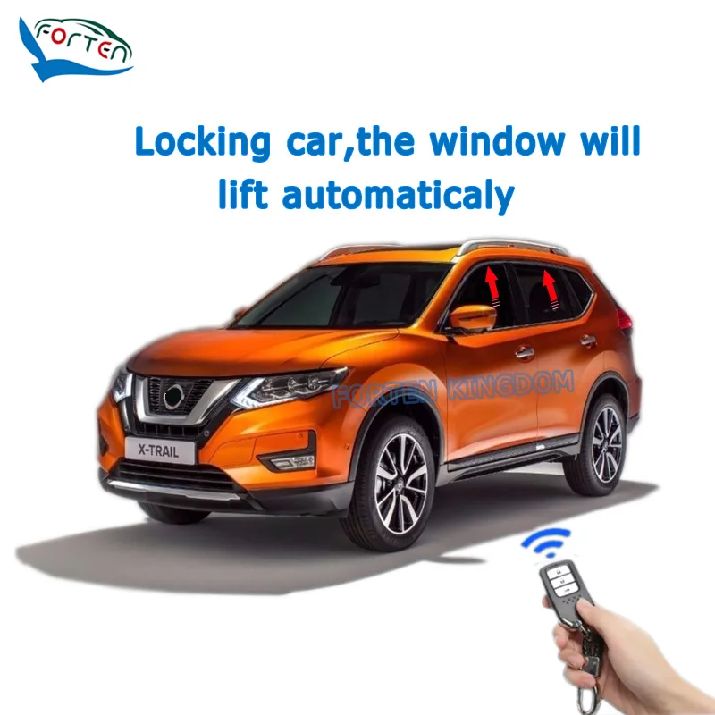 Forten Kingdom Car Auto Window Closer & Open Side Mirror folder Kit For Nissan Xtrail X-Trail T32 2014-2021 / Qashqai 2014-2021
