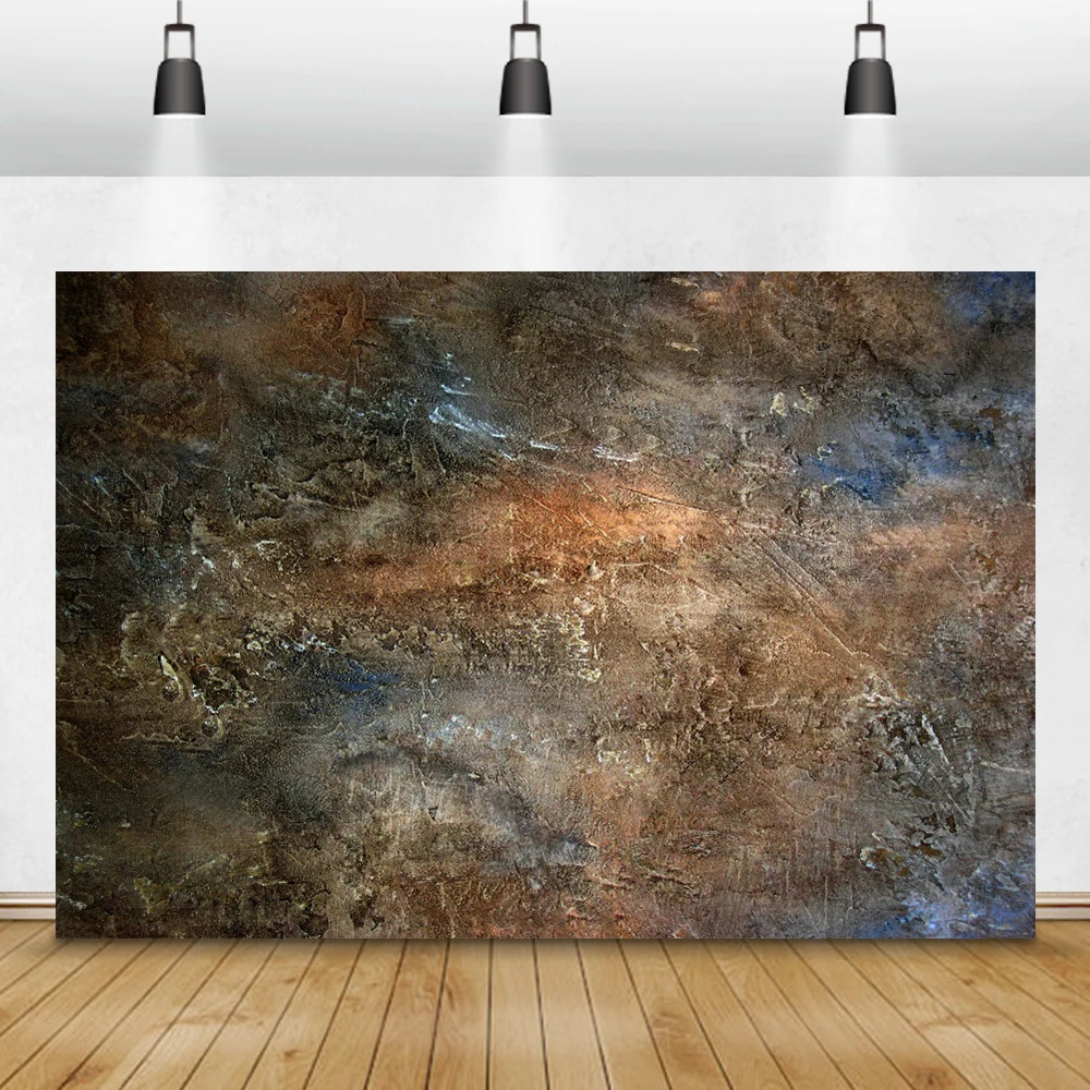 Фон для фотосъемки Laeacco, однотонный градиентный фон с абстрактной текстурой для новорожденных