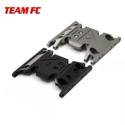 Aluminum Alloy Transmission Mount Base Gearbox Holder Skid Plates for 1/10 RC Crawler Axial SCX10 and SCX10 II Chassis