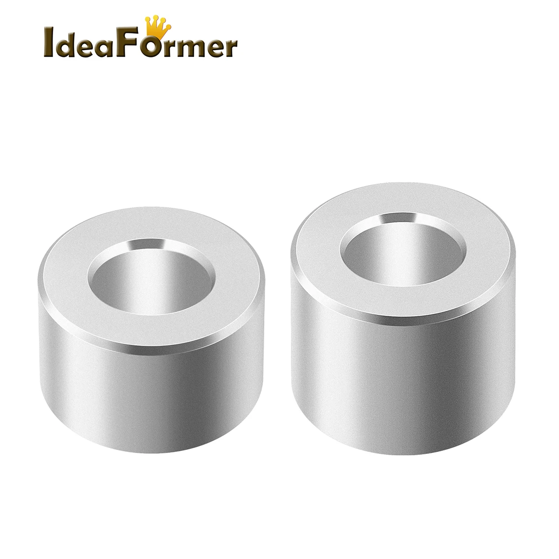 10/20 stücke V-Slot Isolation Spalte 3D Drucker Teile Openbuilds Aluminium Spacer Quarantäne Bohrung 5 MM Höhe 6/8mm Für 3D Pulley