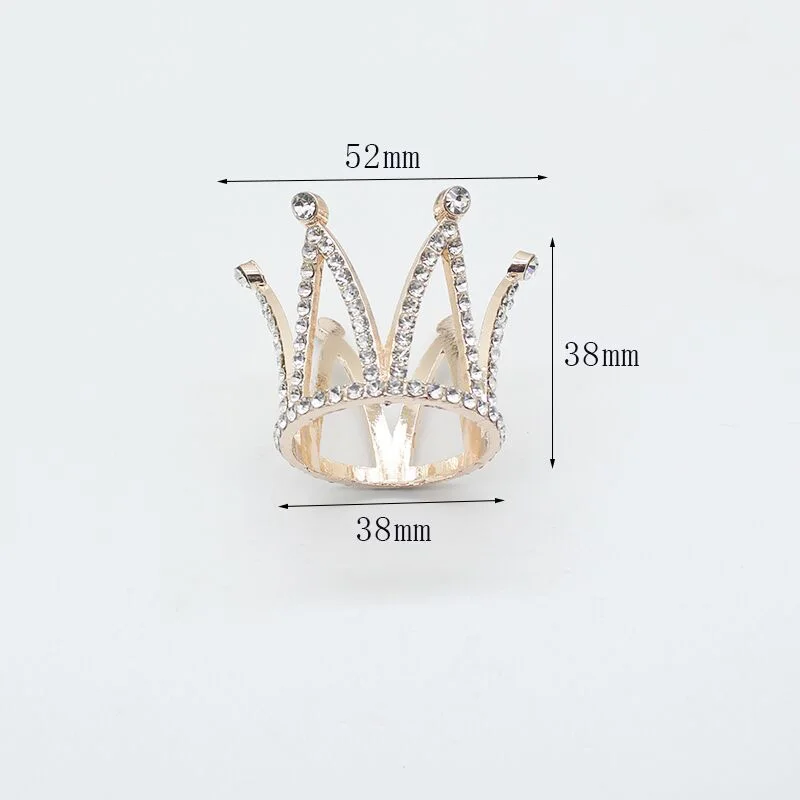 3Pc Mini Crown Crystal Decoratieve Accessoires Diy Kleding Naaibenodigdheden Versiering Bruiloft Accessiories Haar Sieraden