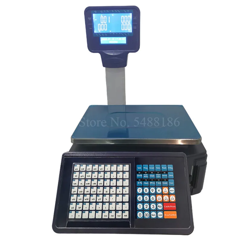 Label Printing Balance Cash Register Scale Label Printer Scale