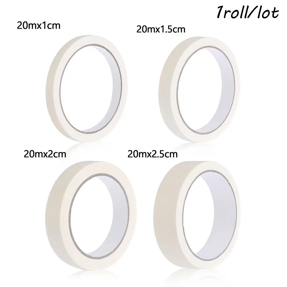 20 メートルホワイトクラフトクロスステッチ DIY 汚れ防止テープダイヤモンド塗装ツール粘着マスキングテープ