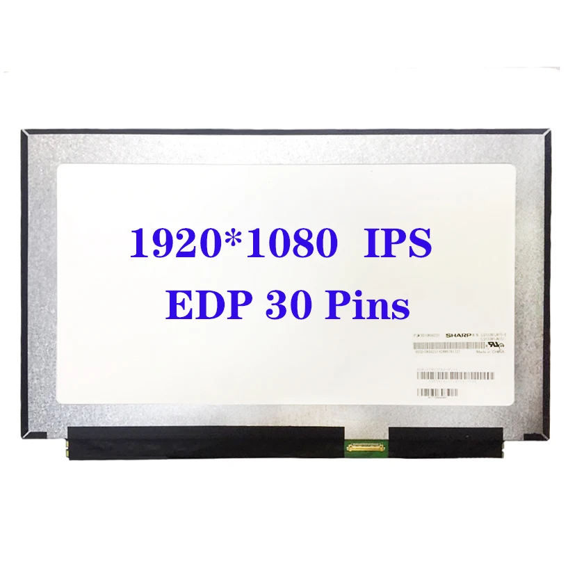 Lq133m1jw15 lq133m1jx15 lq133m1jx20 para lenovo ar 13 pro 710s-13 lcd painel de exibição ips 30 pinos sem tela do portátil de toque