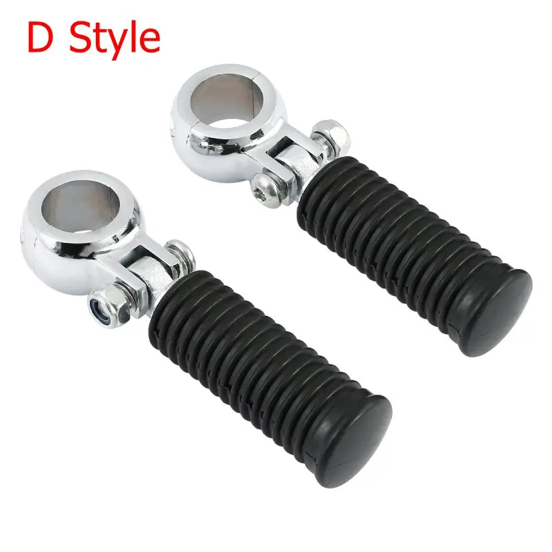 

Motorcycle 1.25" Engine Guard Highway Bar Foot pegs Footrests For Harley Dyna Touring Softail Sportster