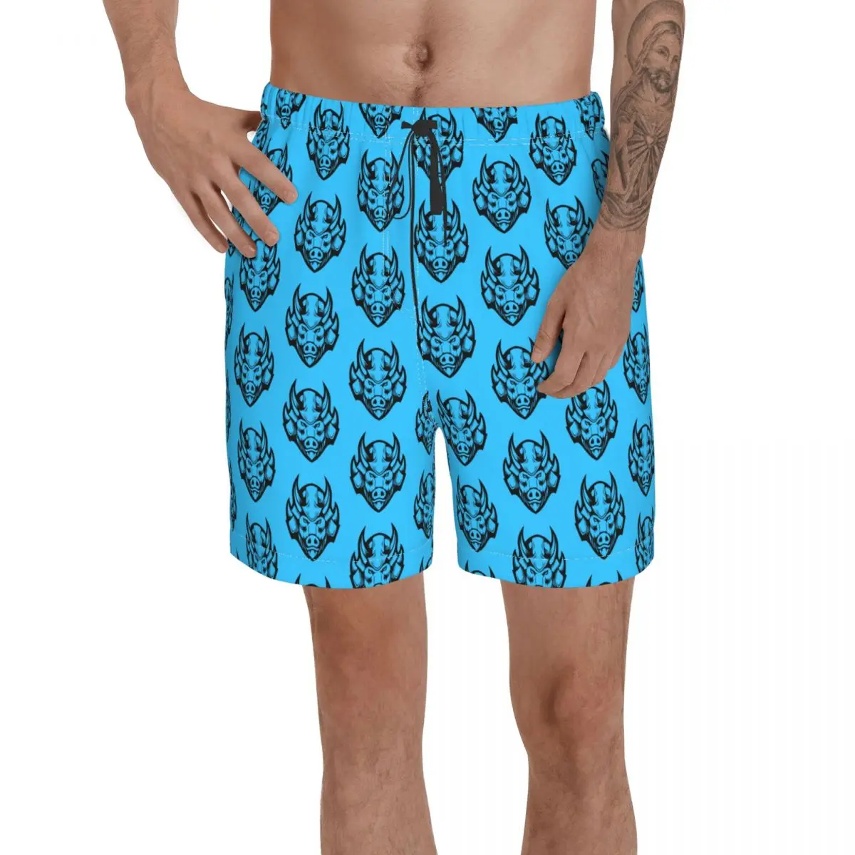 Causal Viking Skull Viking  Ragnar, Norse, Bjorn Breathable Quick Dry Sarcastic Hawaii Pants