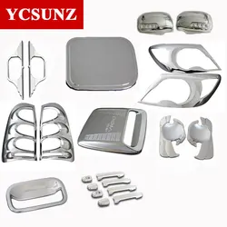 Car Parts Chrome Kit Accessories For Toyota Hilux Vigo Sr5 2005 2006 2007 2008 2009 2010 Double Cabin