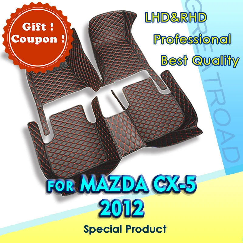 

Car Floor Mats For Mazda Cx-5 2012 Custom Auto Foot Pads Automobile Carpet Cover interior accessories