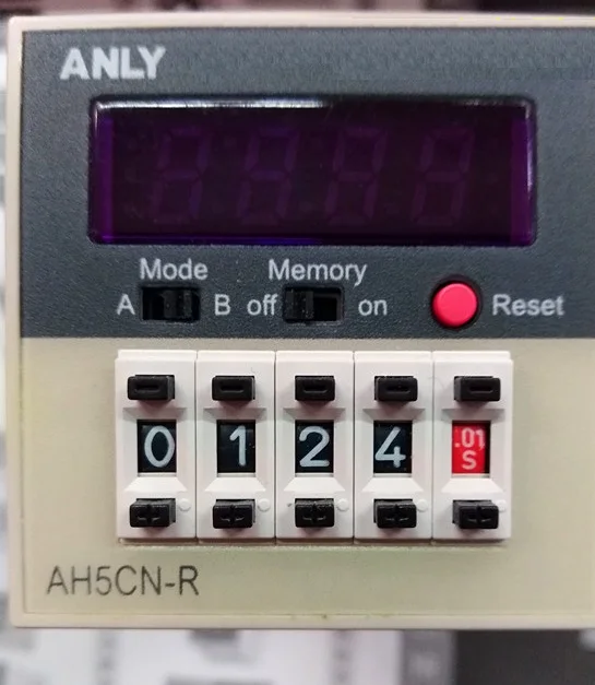 Genuine AH5CN-R Taiwan ANLY  five key   digital   memory function timer