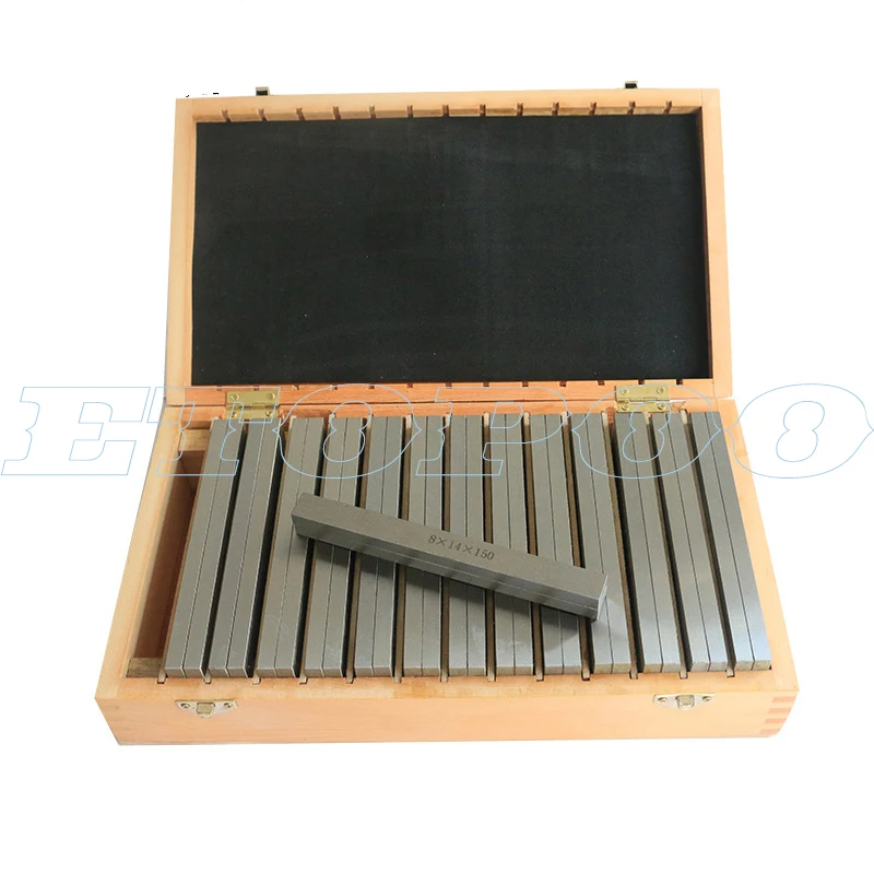 18Pcs 9 Pairs High-precision Manufactured Parallel Pad Gauge Block CNC Milling Pads Set Alloy steel 100mm /150mm