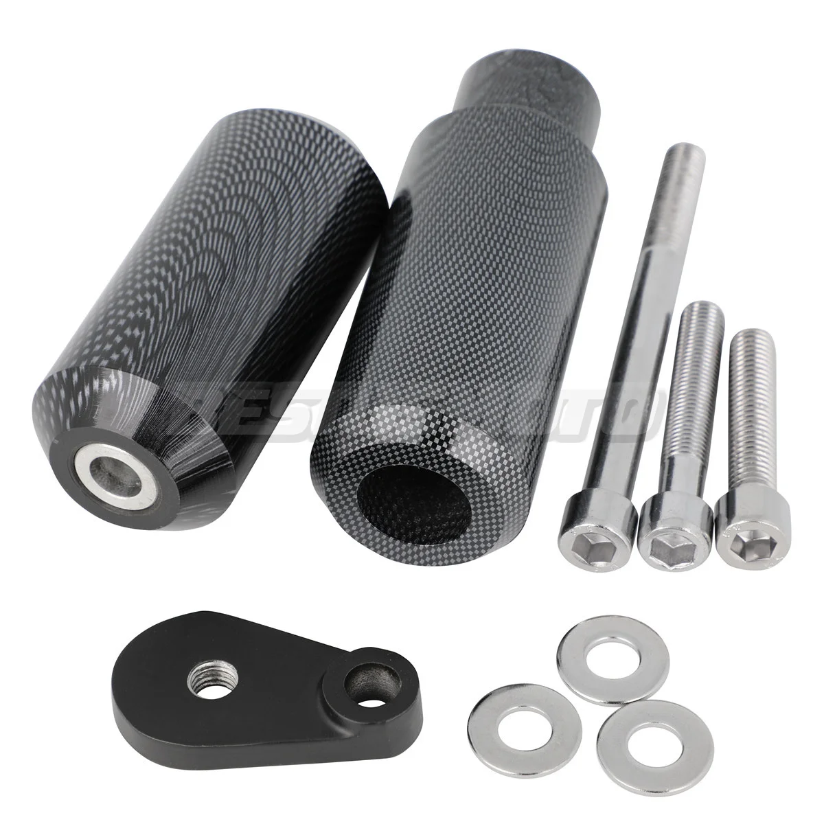 Motorcycle Black&Carbon No Cut Frame Sliders Crash Falling Protection For Kawasaki Ninja ZX6R ZX-6R ZX 6R ZX636 2005 2006