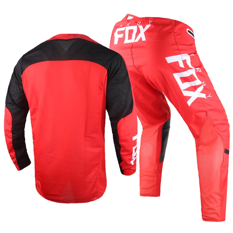 360 MERZ 저지 팬츠 콤보 남성용 Troy Fox Motocross Gear Set MX 라이딩 ATV MTB 산악 자전거 오프로드 성인용 자전거, MTB 산악 자전거 저지 팬츠 콤보