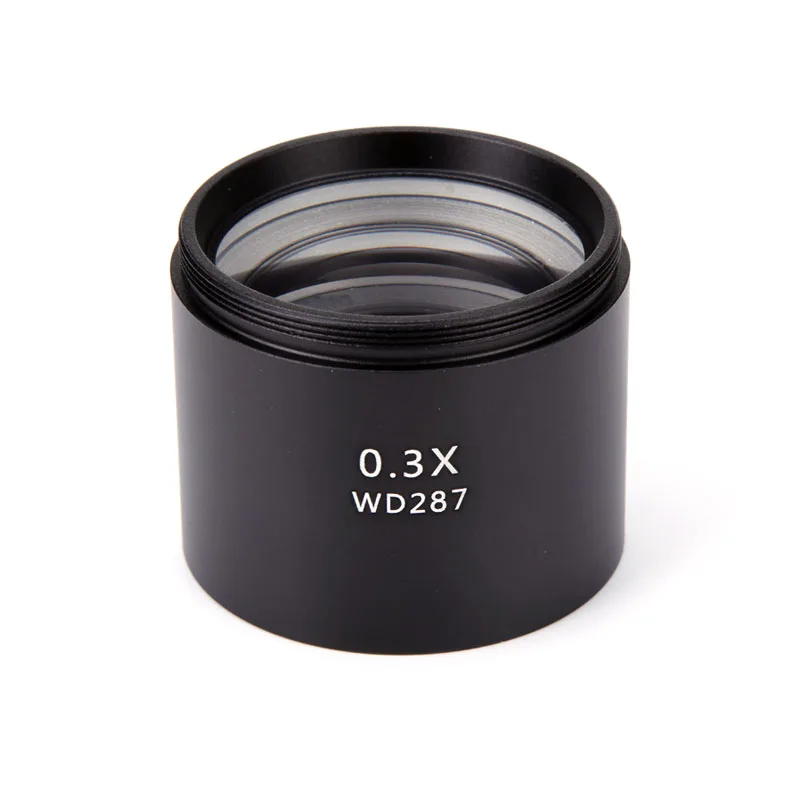 WD165 0.5X 0.3X 2X 1X 0.7X Stereo Microscope Barlow Lens l with 1-7/8\