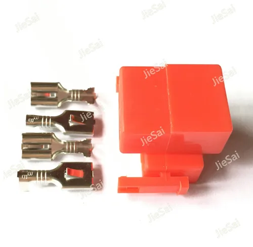 Imagen 2 del producto Conector de arnés hembra de 4 pines para motocicleta, Conector de Cable eléctrico automotriz