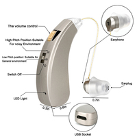 Rechargeable Hearing Aid Audifonos Mini Sound Amplifier Wireless Best Ear Aids for Elderly Moderate to Severe Loss Drop Shipping