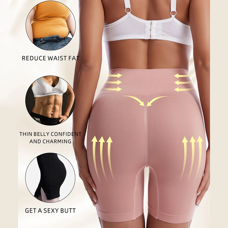 Calça Emagrecedora de Cintura Alta, Push Up Butt Lifter, Short Trainer, Barriga Trimmer, Calcinha Controle, Body Shaper, Legging Esportiva, Novo