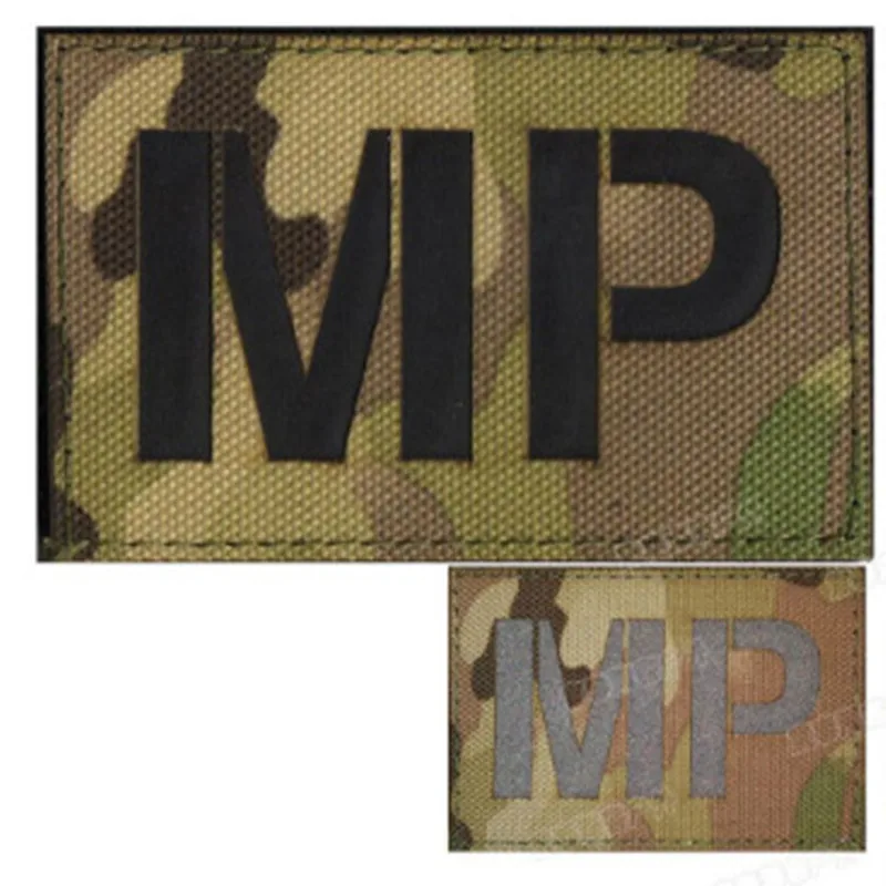 AIR SUPPORT AFSOC TACP/PJ IR Badge Patch MC Camouflage Reflective Tactical Vest Patch Badge Luminous Cutting Backpack Patch