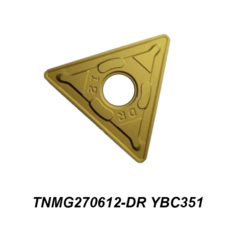 

100% Original TNMG 270612-DR TNMG270612-DR YBC351 Special For Steel Processing Triangular Boring Cutter CNC Tool Carbide Insert