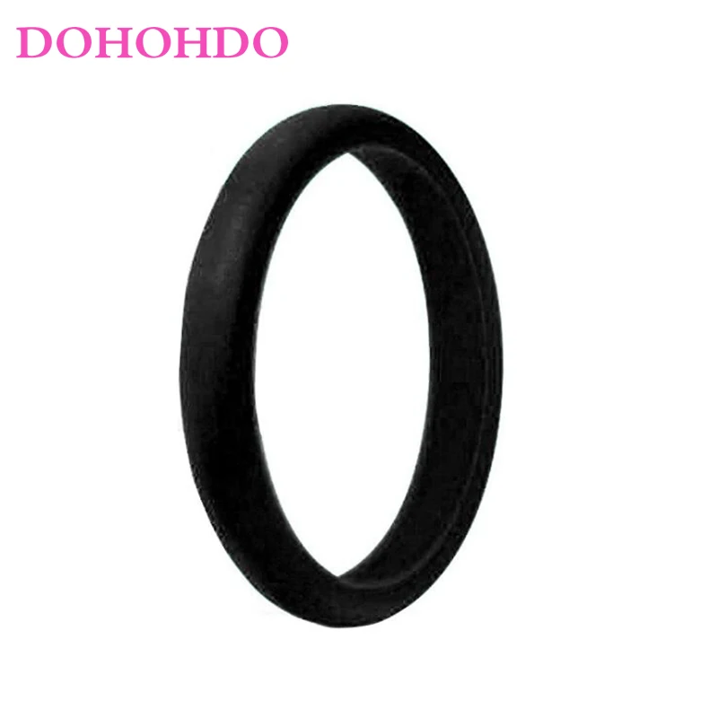 New 4-10 Size Silicone Wedding Rings for Girl Women 2.7mm Thin Stackable Rubber Band Comfortable Thick FDA Silicone Finger Ring