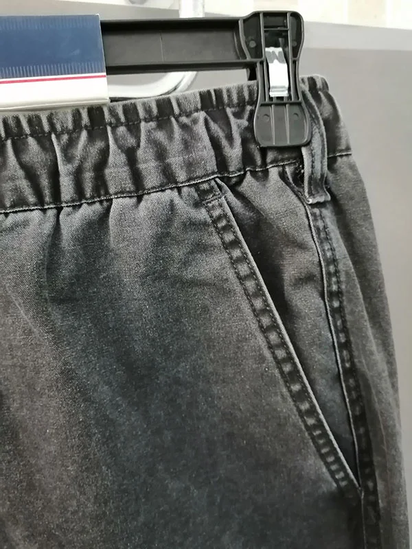 Pantalones vaqueros de gran tamaño para hombre, Jeans sueltos elásticos de cintura elástica, 200kg, 15XL, primavera y otoño, 62, 68, 66, 64, 70