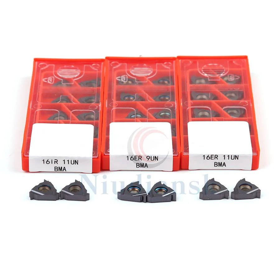 Free shipping 10PCS 16IR 9UN BMA 11UN BMA16ER 9UN BMA 11UN BMA 100% original authentic carbide cally insert CNC turning tool.
