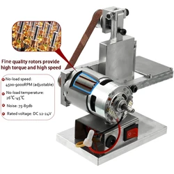 Multifunctional Grinder Mini Electric Belt Sander DIY Polishing Grinding Tool LB88