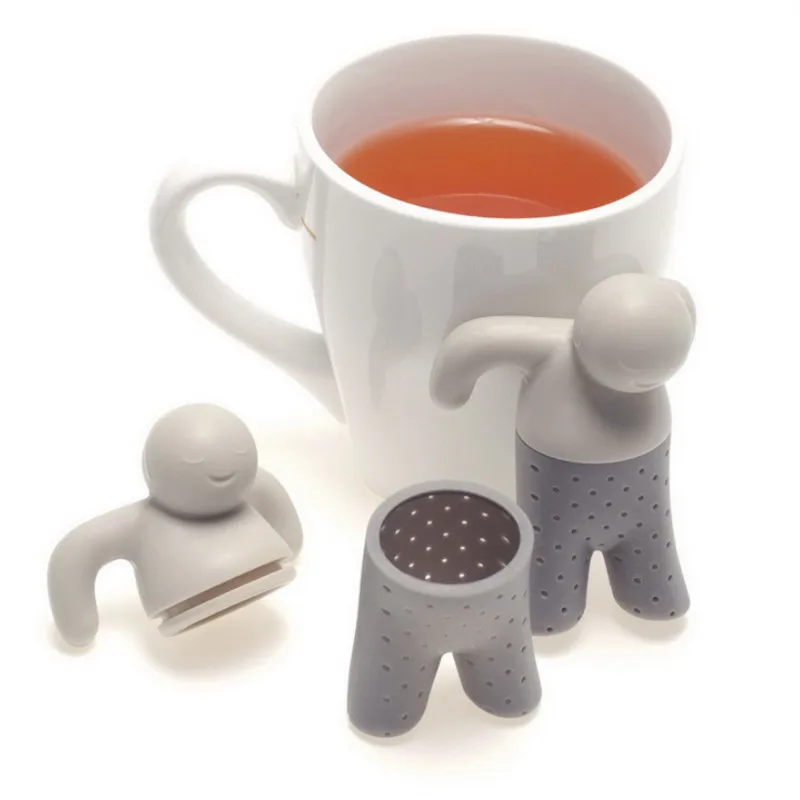 Silicone Interesting Tea Strainer Infuser Teaware Strainer Filter Tea Bags Maker Leaf Infusor Kitchen Accessories Tea Tools