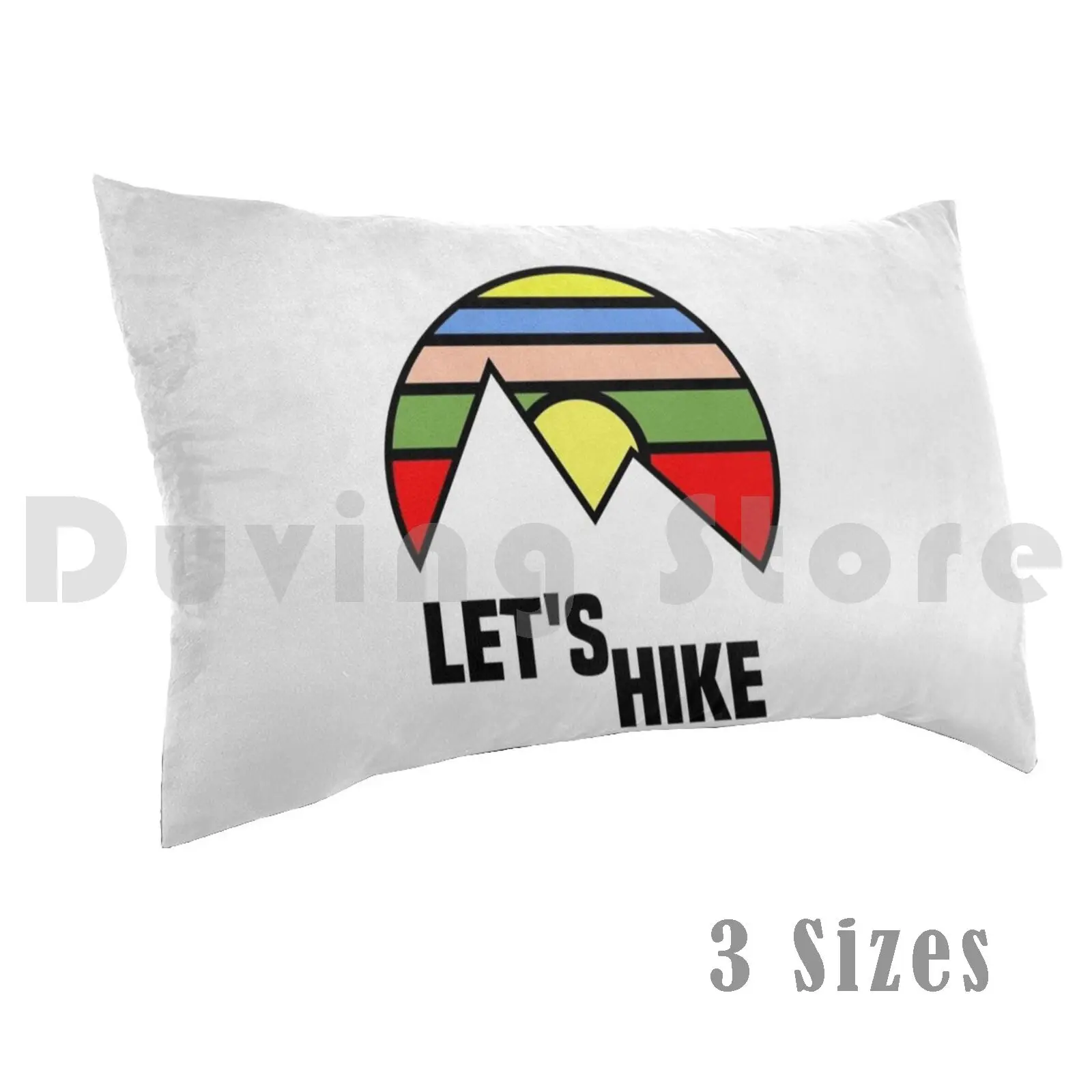 Let's HikePillow case Hike Hiking Adventure Nature Outdoors Camping Mountain Explore Mountain