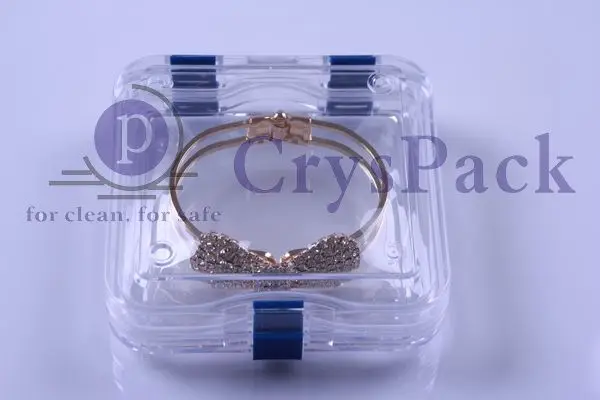 3D Suspended Jewelry Box Optical Protection Box Transparent Plastic Packaging CPK-M-10030(C)