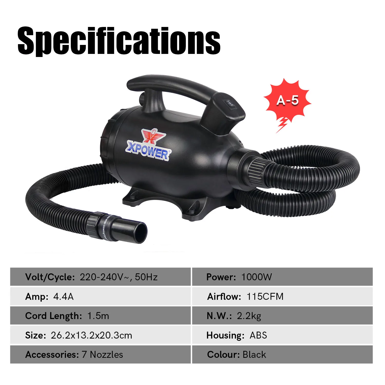 XPOWER A-5 قوية متعددة الكهربائية منفاخ الهواء منفضة مجفف مضخة هواء مضغوط أسود المنزل منظف بالهواء مكنسة كهربائية مضخة هواء