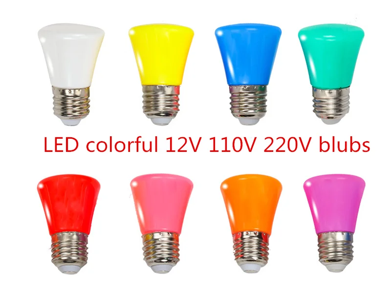 

LED Blubs Crown Colorful 1W 3W 5W E27 B22 220V Indoors Red Blue Green Pink Warm whit Light Bulb Lamp For Home Lighting Christmas