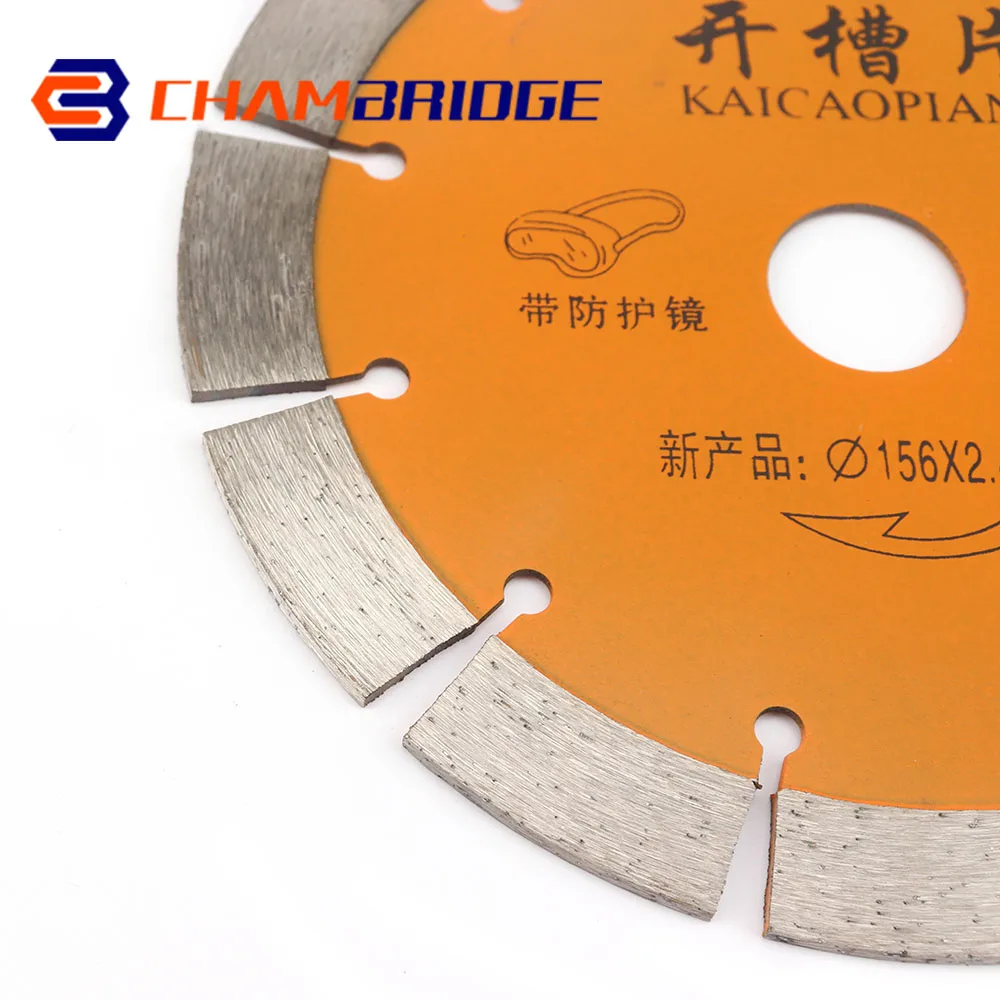 Lama per sega diamantata da 6 pollici lama per sega a disco diamantata a taglio a secco da 150mm lama per sega per pietra di marmo in mattoni ceramici in cemento tagliato