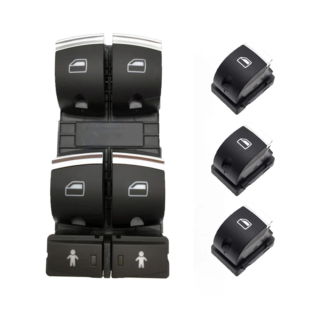 

4F0959851J 4F0 959 851 J 4F0 959 851J 4F0 59 855B 4F0 959 855 B Electric Control Window Lifter Button for Audi A6L Q7 2006-2015