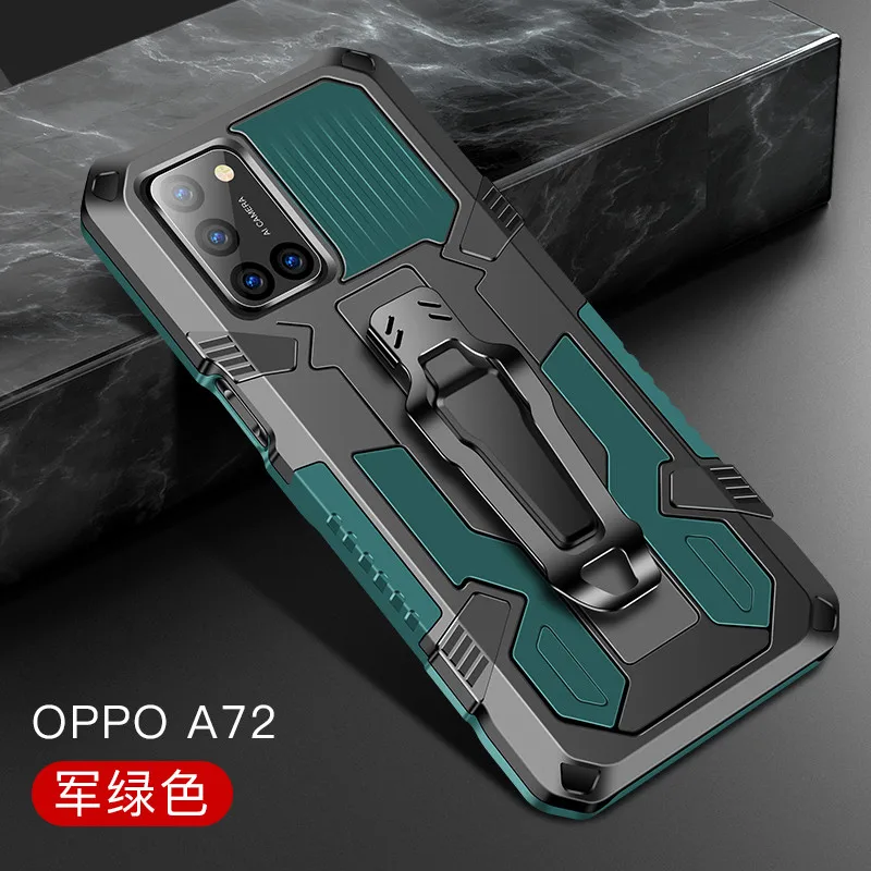 

Armor Case For OPPO A72 A52 A92 Case Shockproof Belt Clip Holster Cover on the For OPPO A52 A72 A92 A 52 72 92 6.5 in Funda Capa