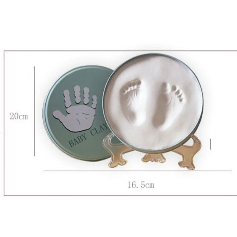 Bé Sơ Sinh Tay & Chân In Tay Chân Bé Khung Ảnh Tự Làm Handprint Có Nắp Vân Tay Bùn Bộ Bé Tăng Trưởng đài Tưởng Niệm Quà Tặng