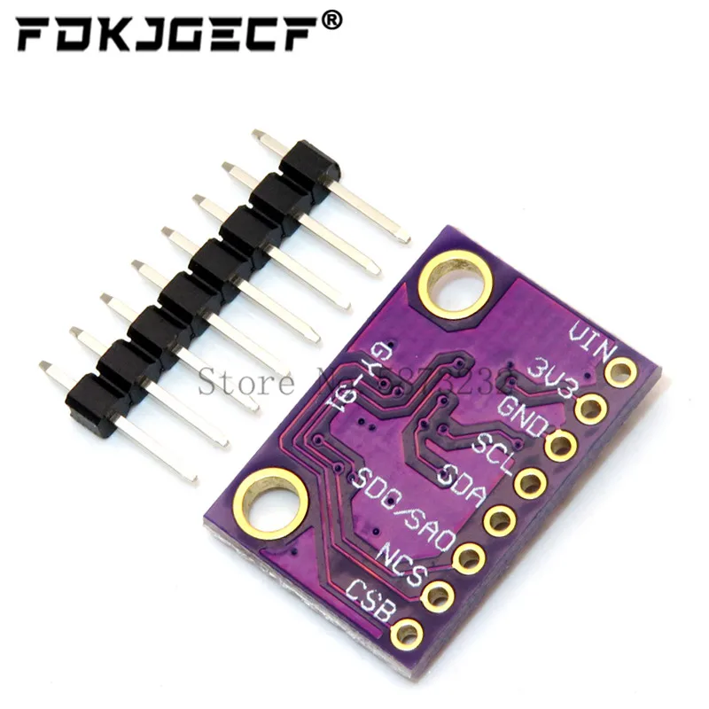 MPU-9250 MPU9250 BMP280 SPI IIC/I2C 10DOF Acceleration Gyroscope Compass 9-Axis Sensor Board Module GY-91 For Arduino 3-5V