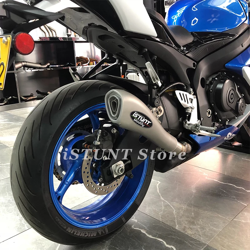 Slip-On universale 60MM moto modifica tubo di scarico marmitta di fuga 51MM DB Killer per CBR250R CB500X Z900 GSXR750 FZ6 R1 R3 R6